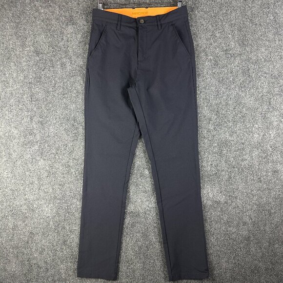 Macade Golf Pants Mens 30 Slim Fit Dark Blue Pockets Straight Leg Flat Front - Picture 1 of 7